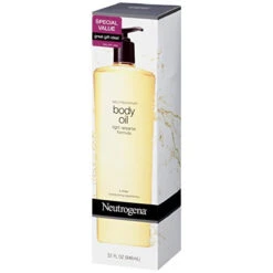 Neutrogena Lightweight Body Oil For Dry Skin, Sheer Moisturizer In Light Sesame Formula, 32 Fl. Oz -Neutrogena Store 070501018699 2