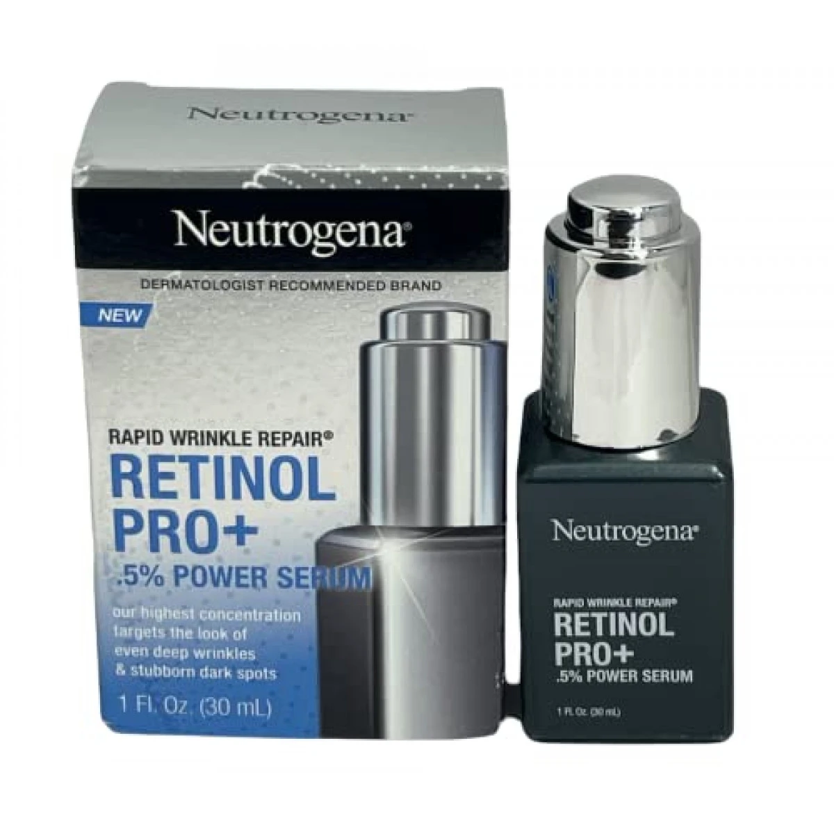 Neutrogena Rapid Wrinkle Repair Retinol Pro+.5% Power Facial Serum, Gentle Anti-Aging Face Serum With.5% Pure Retinol & Nourishing Emollients, Non-Comedogenic, Paraben-Free, 1 Fl. Oz 3 Neutrogena Rapid Wrinkle Repair Retinol Pro+.5% Power Facial Serum, Gentle Anti-Aging Face Serum With.5% Pure Retinol & Nourishing Emollients, Non-Comedogenic, Paraben-Free, 1 Fl. Oz