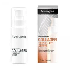 Neutrogena Rapid Firming Collagen Triple Lift Face Serum, Hydrating Serum With Collagen & AHP Amino Acid To Visibly Firm & Smooth Skin, Lightweight, Mineral Oil- & Dye-Free, 1 Fl. Oz -Neutrogena Store 070501194775 2