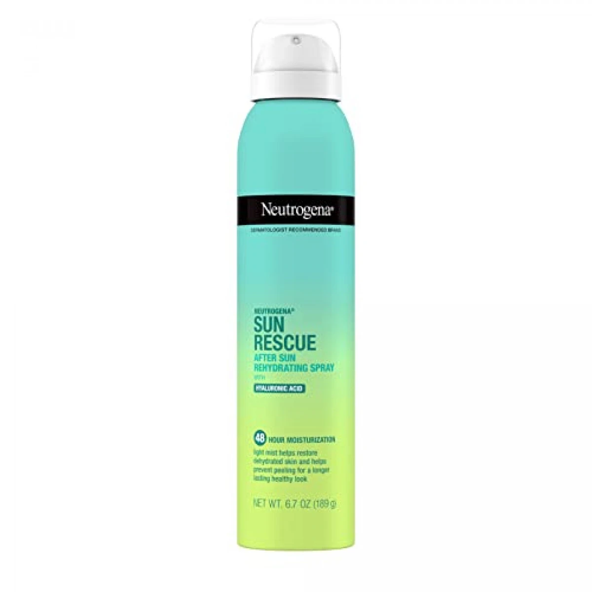 Neutrogena Sun Rescue After Sun Rehydrating Spray With Hyaluronic Acid, Vegan And Lightweight 48-Moisturizing Skin And Body Mist, Non-Comedogenic Hydration, 6.7 Oz 3 Neutrogena Sun Rescue After Sun Rehydrating Spray With Hyaluronic Acid, Vegan And Lightweight 48-Moisturizing Skin And Body Mist, Non-Comedogenic Hydration, 6.7 Oz