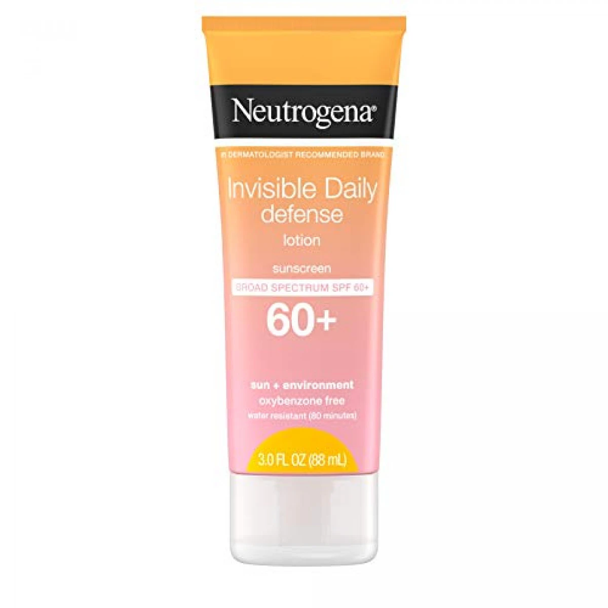 Neutrogena Invisible Daily Defense Sunscreen Lotion, Broad Spectrum SPF 60+, Oxybenzone-Free & Water-Resistant, Sun Or Environmental Aggressor Protection, Antioxidant Complex, 3 Fl Oz 3 Neutrogena Invisible Daily Defense Sunscreen Lotion, Broad Spectrum SPF 60+, Oxybenzone-Free & Water-Resistant, Sun Or Environmental Aggressor Protection, Antioxidant Complex, 3 Fl Oz