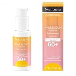 Neutrogena Invisible Daily Defense Face Serum With Broad Spectrum SPF 60+ To Help Even Skin Tone, Oil-Free, Non-Greasy, Antioxidant Complex For Environmental Aggressors, White, 1.7 Fl. Oz 5 Neutrogena Invisible Daily Defense Face Serum With Broad Spectrum SPF 60+ To Help Even Skin Tone, Oil-Free, Non-Greasy, Antioxidant Complex For Environmental Aggressors, White, 1.7 Fl. Oz -Neutrogena Store 086800111535 2