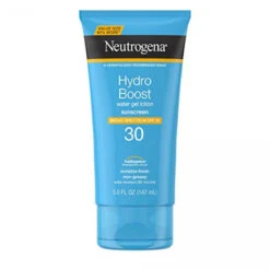 Neutrogena Hydro Boost Water Gel Non-Greasy Moisturizing Sunscreen Lotion With Broad Spectrum SPF 30, Water-Resistant Hydrating Sunscreen Lotion, 5 Fl. Oz