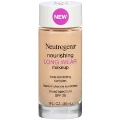 Neutrogena Nourishing Long Wear Liquid Makeup Foundation With Sunscreen, 30 Buff, 1 Fl. Oz.