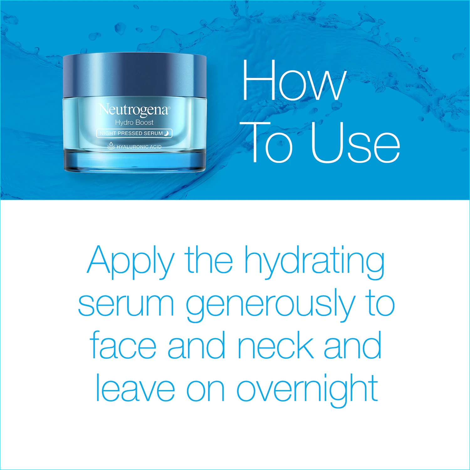 Neutrogena Hydro Boost Night Pressed Serum 5 Neutrogena Hydro Boost Night Pressed Serum - Image 3