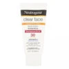 Neutrogena Clear Face Liquid Lotion Sunscreen For Acne-Prone Skin, Broad Spectrum Spf 30, 3 Fl. Oz.