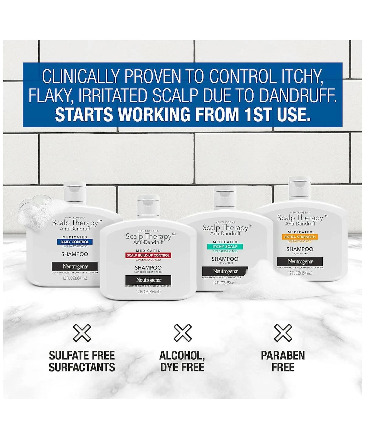 Neutrogena® Scalp Therapy Anti-Dandruff Daily Control 6 Neutrogena® Scalp Therapy Anti-Dandruff Daily Control - Image 5