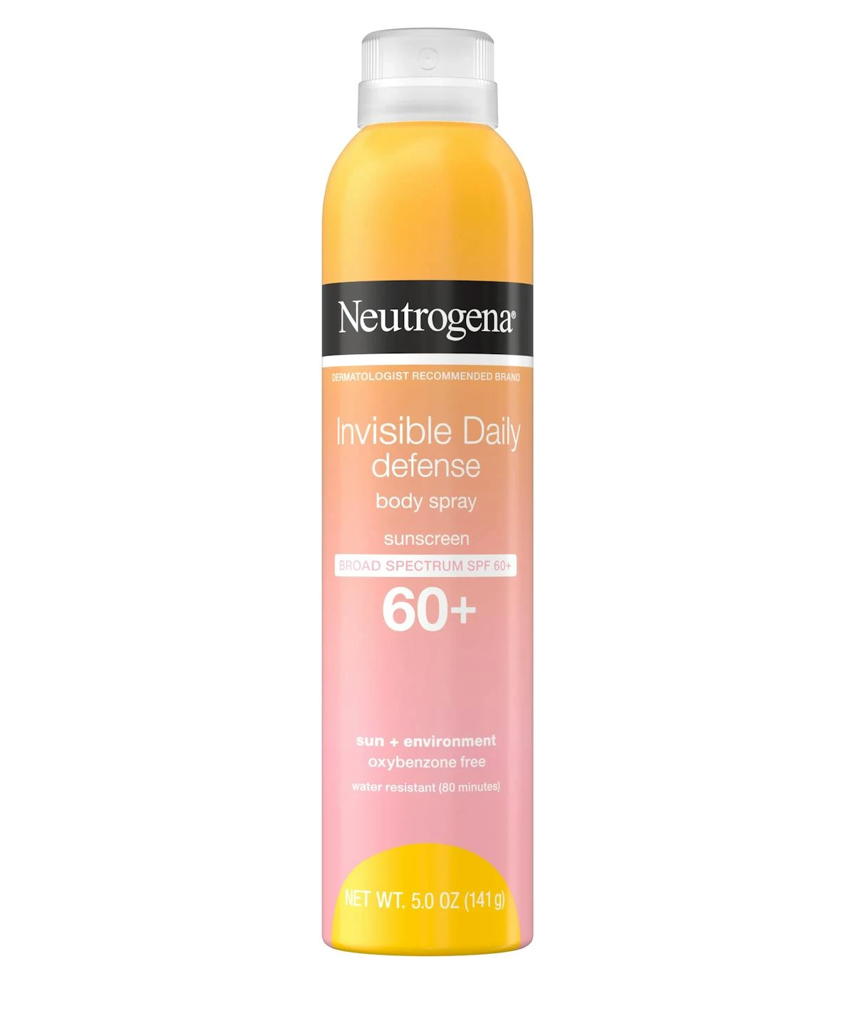 Neutrogena® Invisible Daily™ Defense Body Spray Sunscreen, Broad Spectrum SPF 60+ 3 Neutrogena® Invisible Daily™ Defense Body Spray Sunscreen, Broad Spectrum SPF 60+