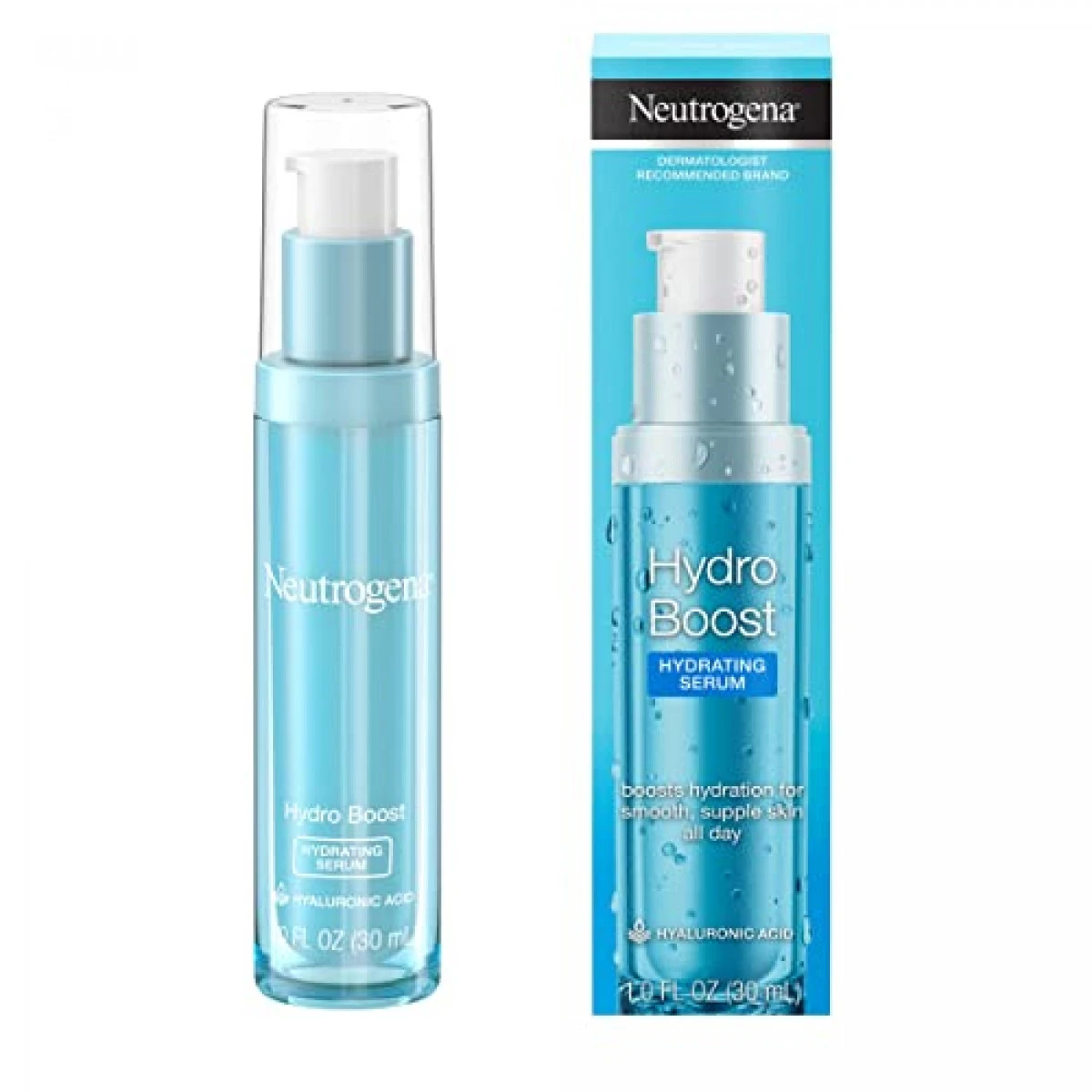 Neutrogena Hydro Boost Hydrating Hyaluronic Acid Face Serum, Oil-Free And Non-Comedogenic Formula For Glowing Complexion, 1 Fl. Oz 3 Neutrogena Hydro Boost Hydrating Hyaluronic Acid Face Serum, Oil-Free And Non-Comedogenic Formula For Glowing Complexion, 1 Fl. Oz