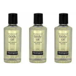 Neutrogena Body Oil Light Sesame 1 Oz Travel Size (Pack Of 3)