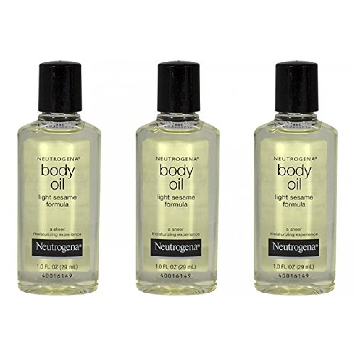 Neutrogena Body Oil Light Sesame 1 Oz Travel Size (Pack Of 3) 3 Neutrogena Body Oil Light Sesame 1 Oz Travel Size (Pack Of 3)