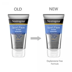 Neutrogena Sport Face Oil-Free Lotion Sunscreen With Broad Spectrum SPF 70+, Sweatproof & Waterproof Active Sunscreen, 2.5 Fl. Oz -Neutrogena Store 884803042883 2