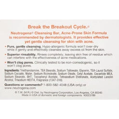 Neutrogena Transparent Facial Bars, Acne-Prone Skin Formula, 3.5 Ounce (Pack Of 8) (Package May Vary) -Neutrogena Store 885336980604 2