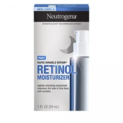 Neutrogena Rapid Wrinkle Repair Retinol Anti-Wrinkle Night Moisturizer Cream, Anti-Wrinkle Face & Neck Cream Moisturizer With Hyaluronic Acid & Retinol, Paraben-Free, 1 Fl. Oz -Neutrogena Store 885841993373 2