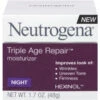 Neutrogena Triple Age Repair Night Cream, 1.7 Ounce 1 Neutrogena Triple Age Repair Night Cream, 1.7 Ounce -Neutrogena Store s20503595
