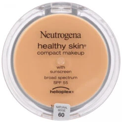 Neutrogena Healthy Skin Compact Makeup SPF 55 With Helioplex, Natural Beige 60, 0.35 Ounce