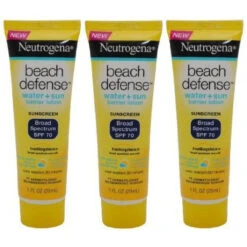 Neutrogena Beach Defense SPF 70 ~ 1oz, 29ml Travel Size (3 Pack)