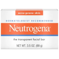 Neutrogena Transparent Facial Bar, Acne-Prone Skin Formula Soap
