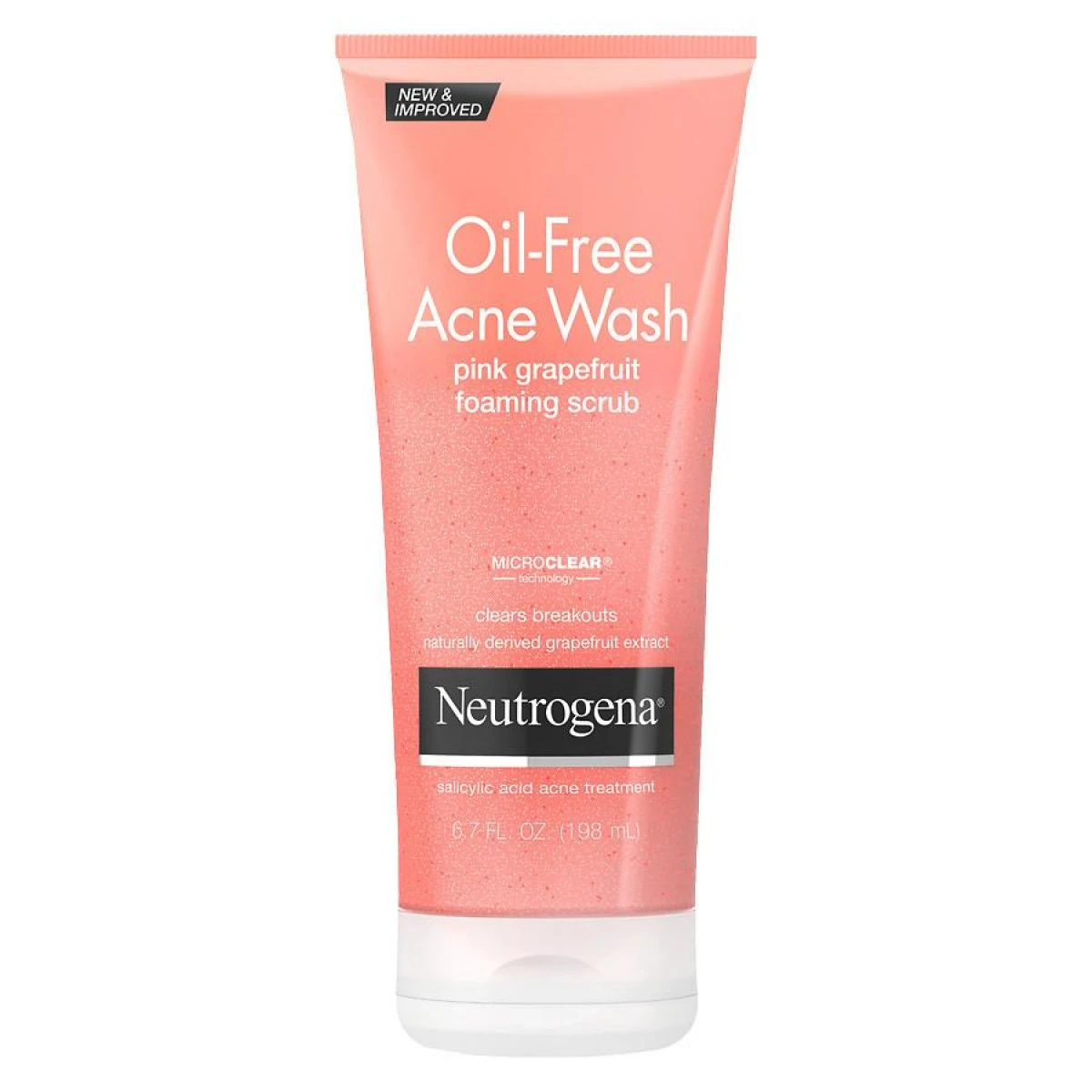 Neutrogena Oil-Free Acne Wash Foaming Scrub Pink Grapefruit 3 Neutrogena Oil-Free Acne Wash Foaming Scrub Pink Grapefruit