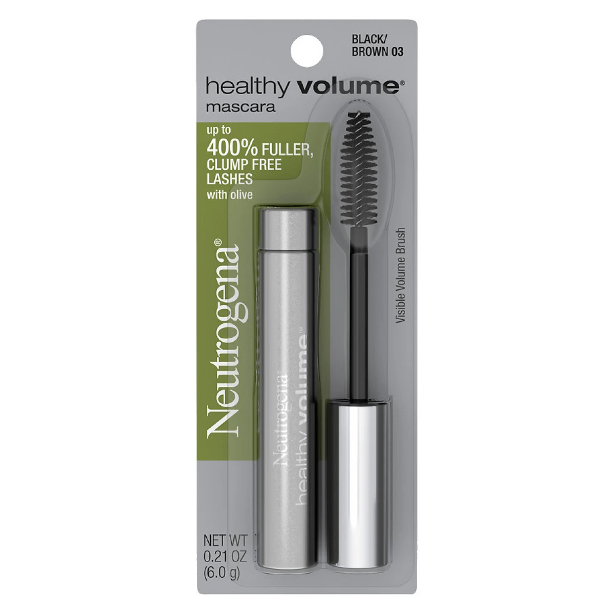 Neutrogena Healthy Volume Mascara,Black/Brown 3 Neutrogena Healthy Volume Mascara,Black/Brown