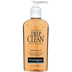 Neutrogena Deep Clean Daily Facial Cleanser With Beta Hydroxy Acid For Normal To Oily Skin, Alcohol-Free, Oil-Free And Non-Comedogenic, 6.7 Fl. Oz (Pack Of 3)