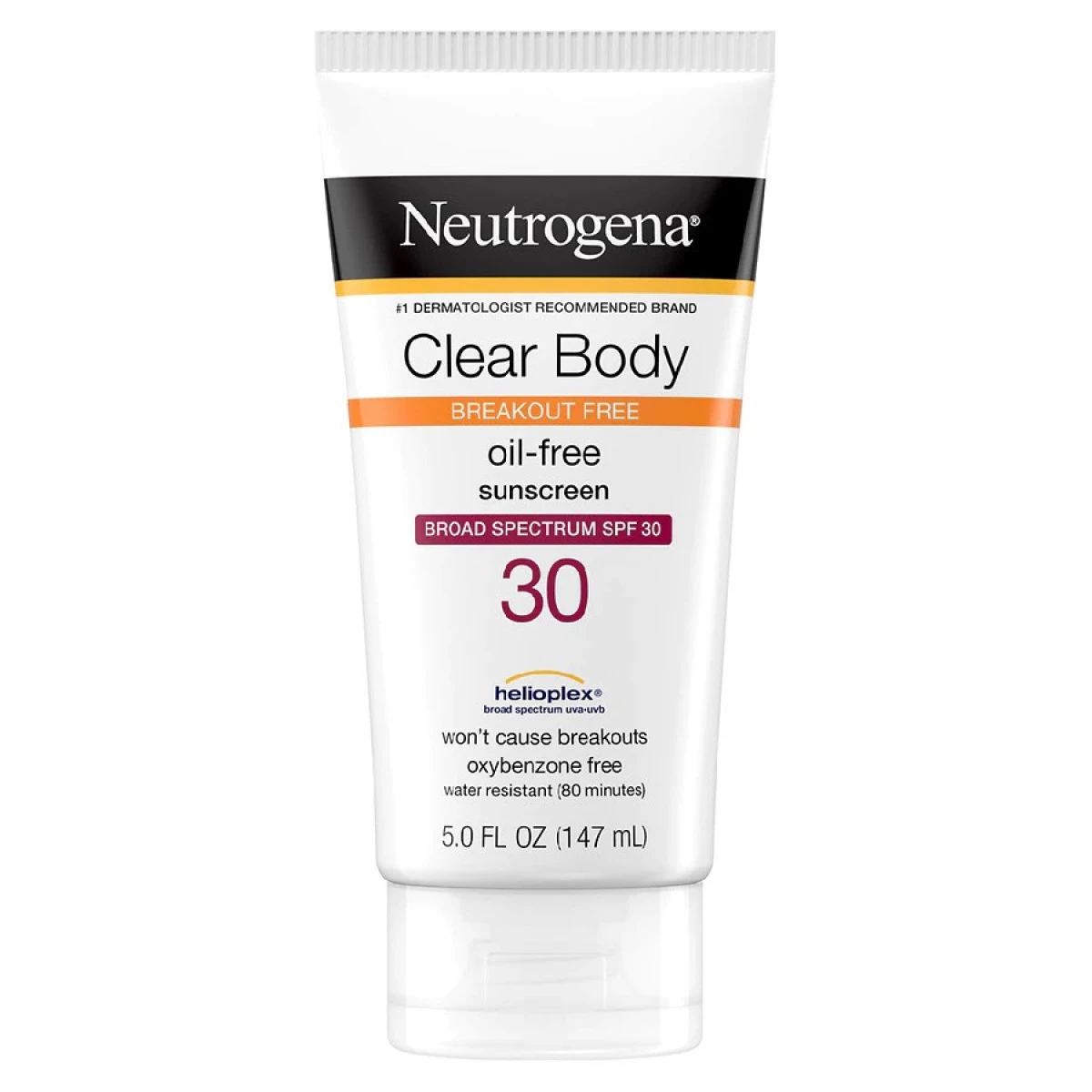 Neutrogena Clear Body Oil-Free Sunscreen Lotion With SPF 30 Fragrance-Free 3 Neutrogena Clear Body Oil-Free Sunscreen Lotion With SPF 30 Fragrance-Free
