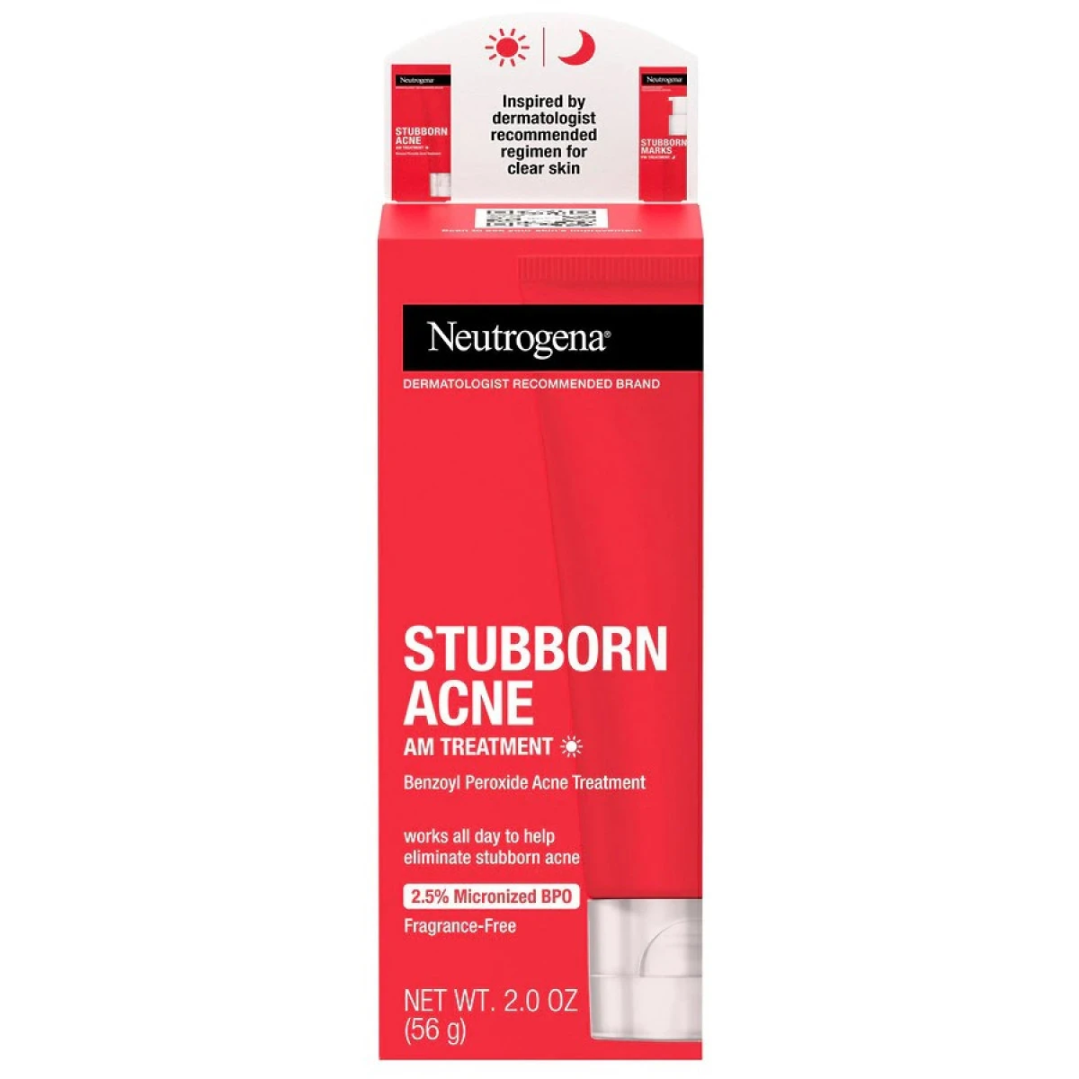 Neutrogena Stubborn Acne AM Treatment With Benzoyl Peroxide Fragrance-Free 3 Neutrogena Stubborn Acne AM Treatment With Benzoyl Peroxide Fragrance-Free