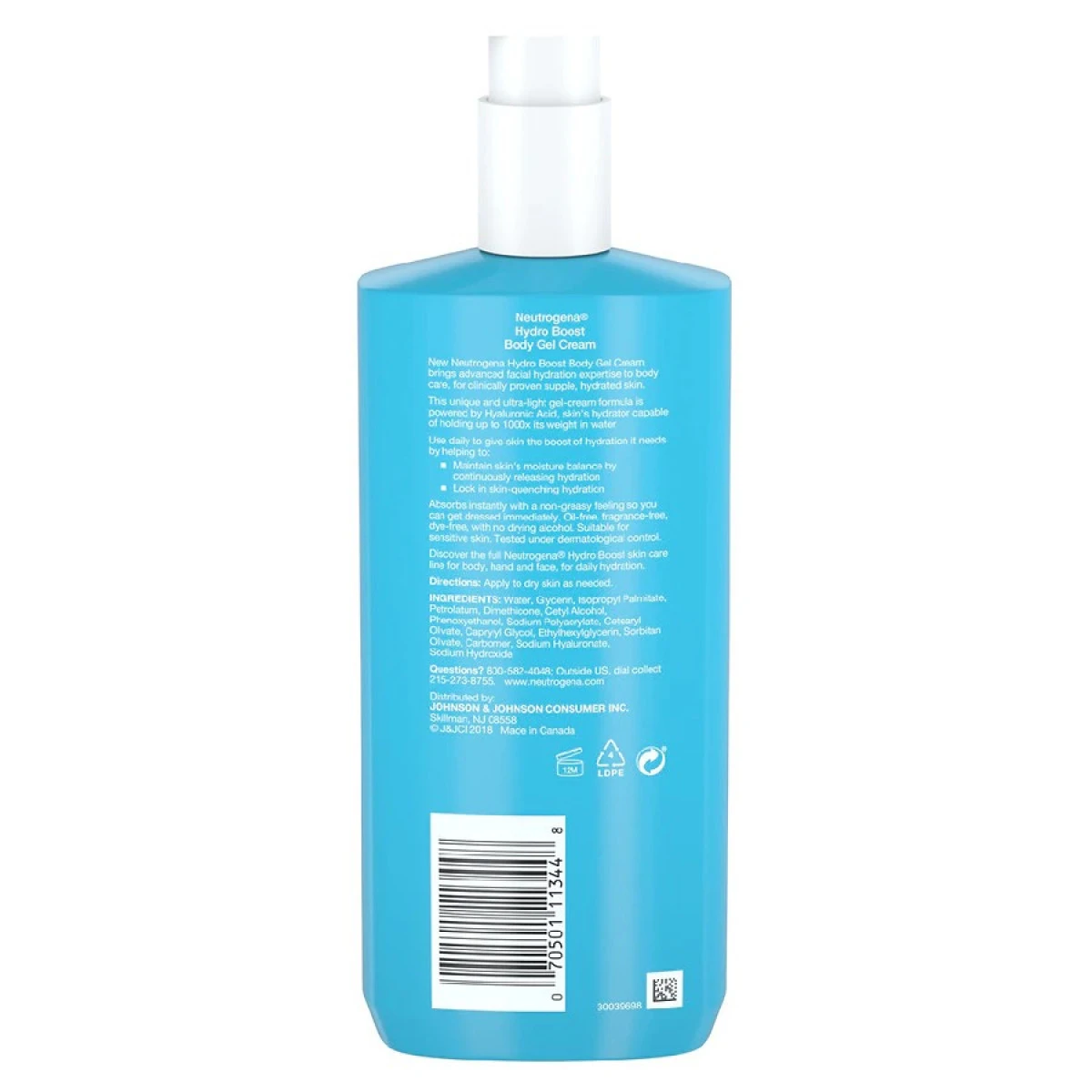 Neutrogena Hydro Boost Body Gel Cream, Fragrance-Free 4 Neutrogena Hydro Boost Body Gel Cream, Fragrance-Free - Image 2