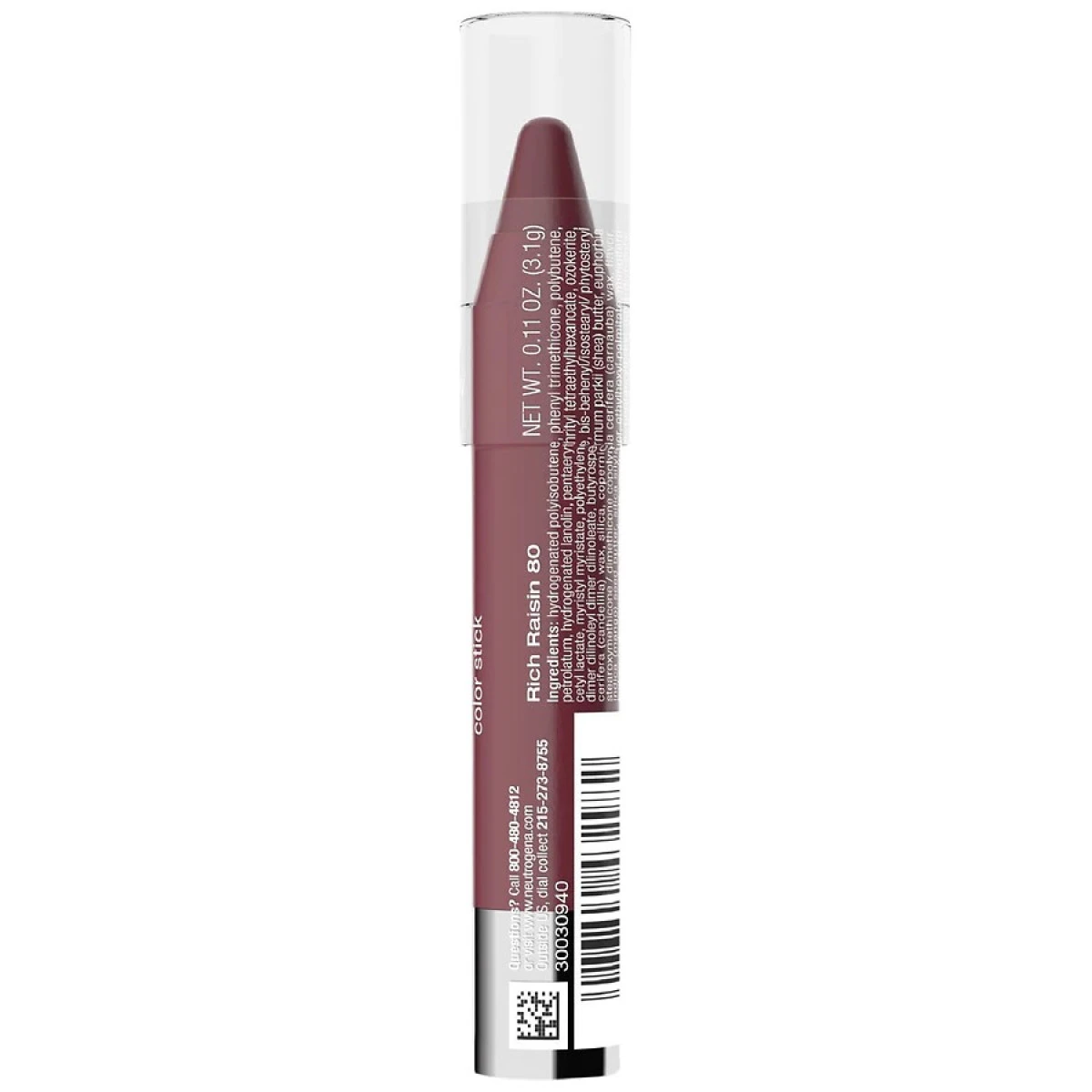 Neutrogena Moisturesmooth Color Stick, 80 Rich Raisin 4 Neutrogena Moisturesmooth Color Stick, 80 Rich Raisin - Image 2